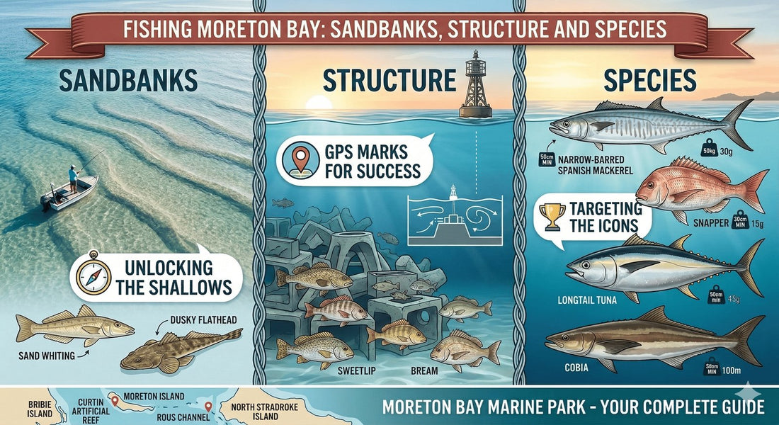 Fishing Moreton Bay — sandbanks, structure and species
