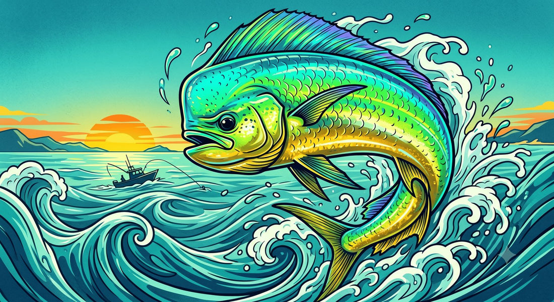 Mahi mahi (dolphin fish) illustration — mahi mahi in Australia