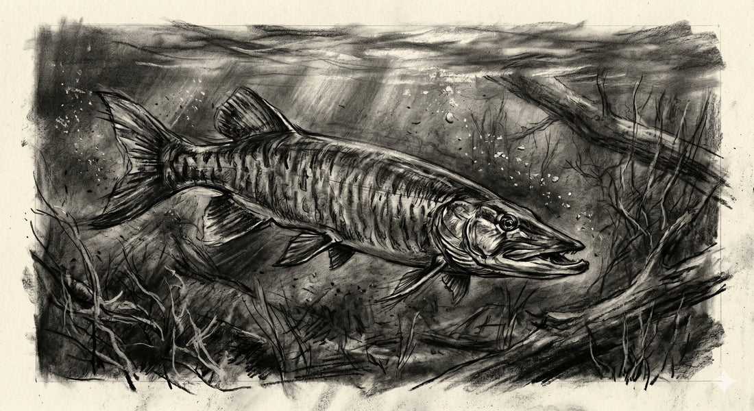 Muskie (muskellunge) illustration — are there muskie in Australia?