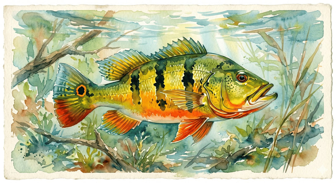 Peacock bass illustration — peacock bass in Australia